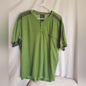 Men's XL Green Short Sleeve Cycling Jersey